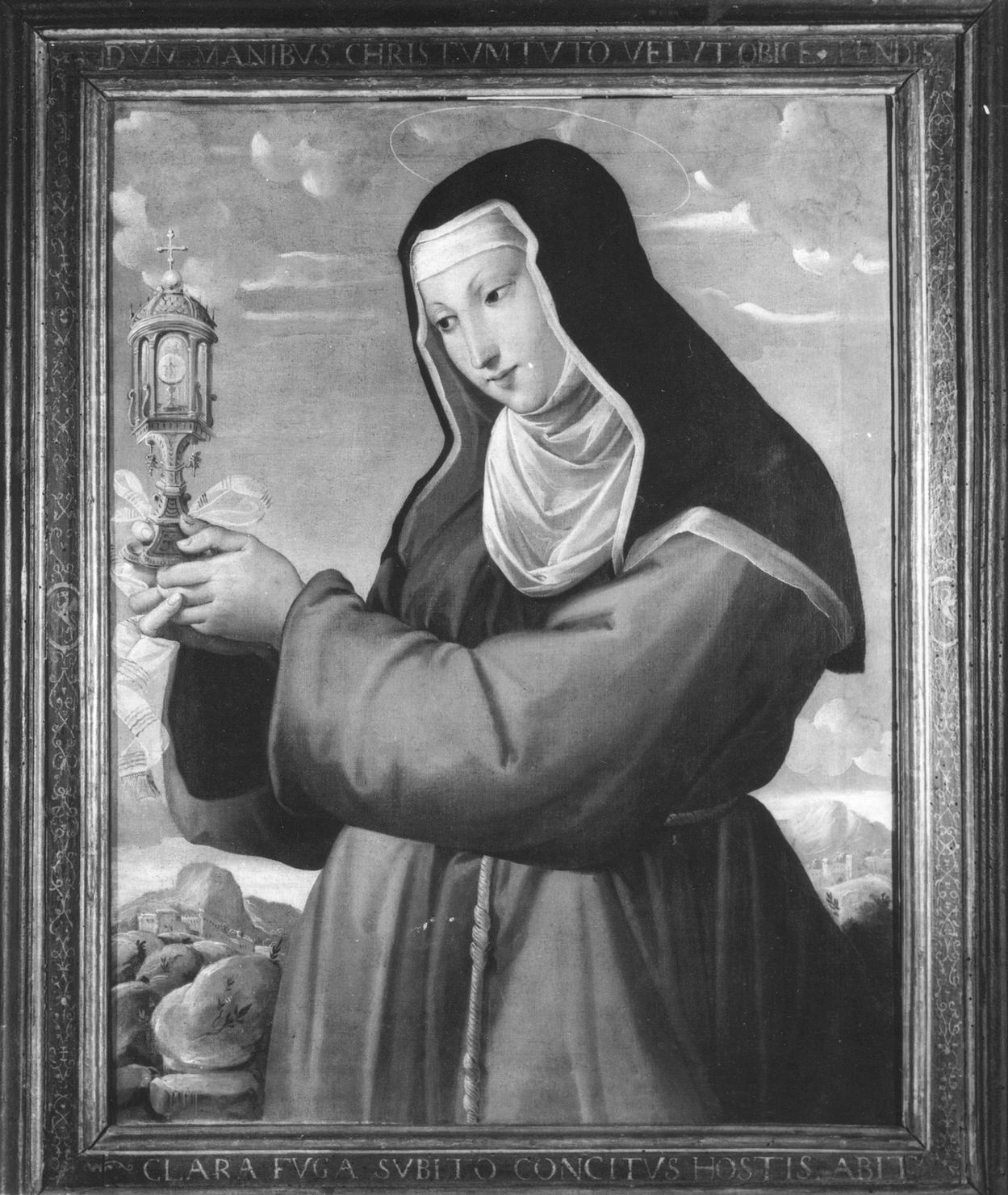Santa Chiara (dipinto) di Betti Niccolò (secc. XVI/ XVII)