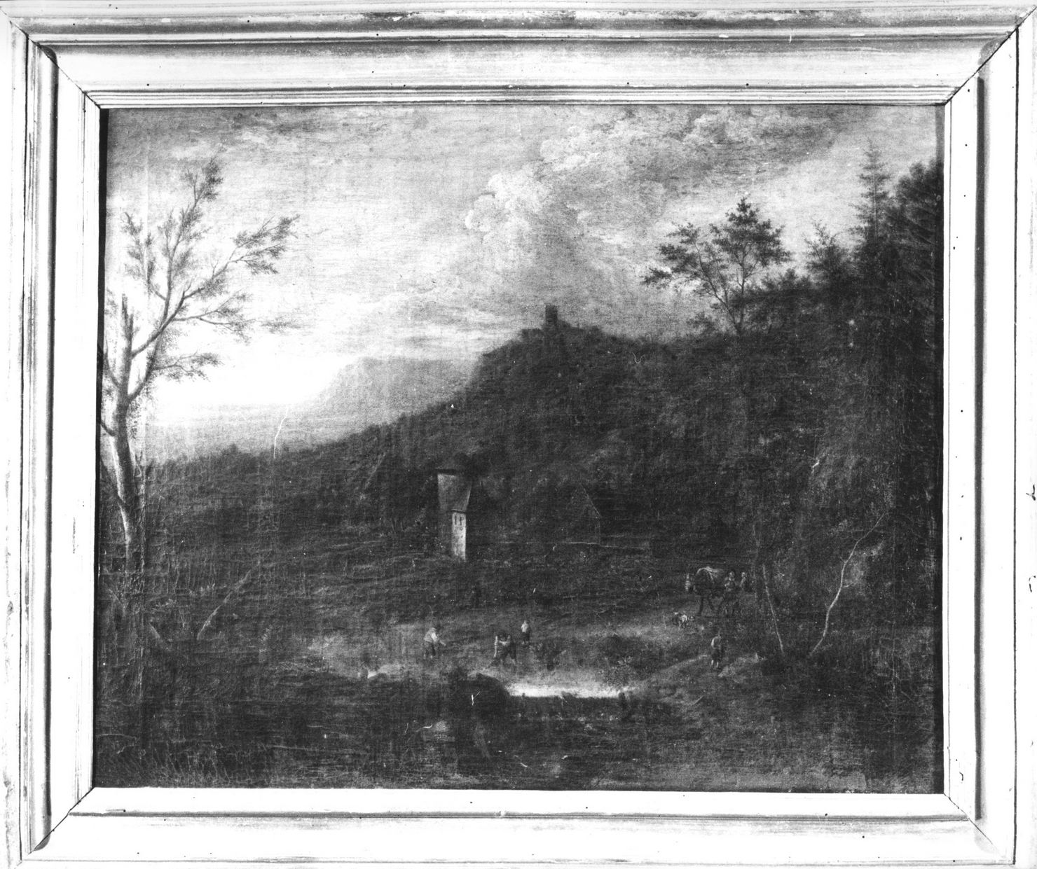 paesaggio (dipinto) di Wollerdik (sec. XVIII)