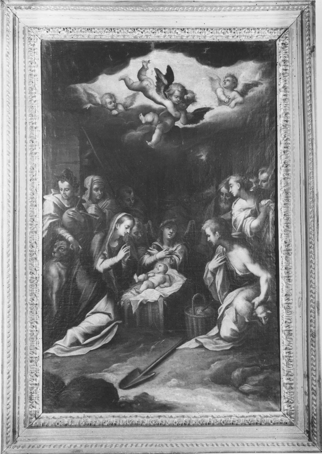 adorazione dei pastori (dipinto) di Von Aachen Hans (bottega) (secc. XVI/ XVII)