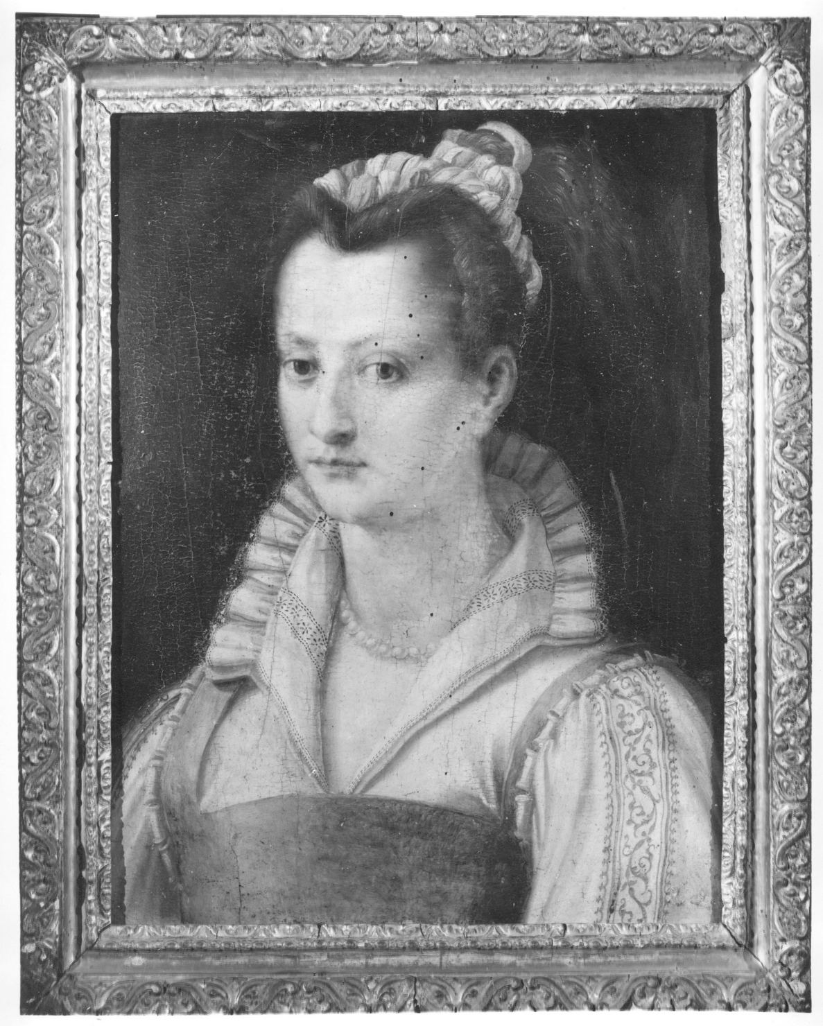 ritratto di Eleonora Garcia di Toledo (dipinto) di Brini Francesco (bottega) (sec. XVI)