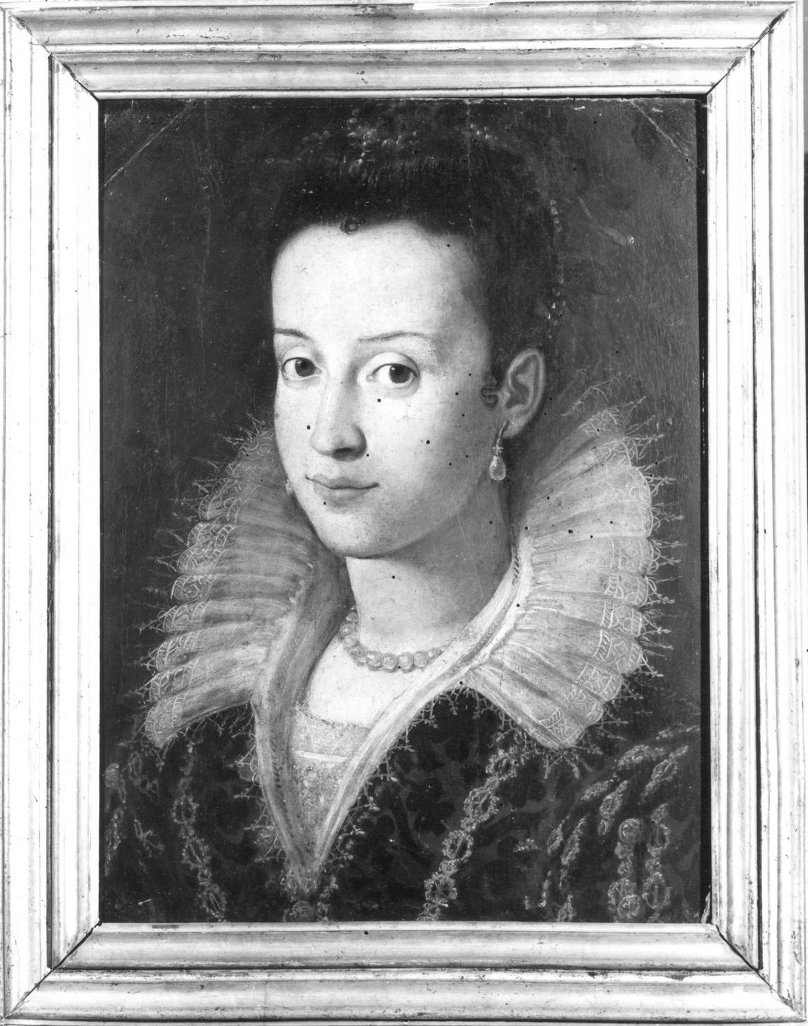 ritratto di donna (dipinto) di Titi Tiberio (attribuito) (secc. XVI/ XVII)