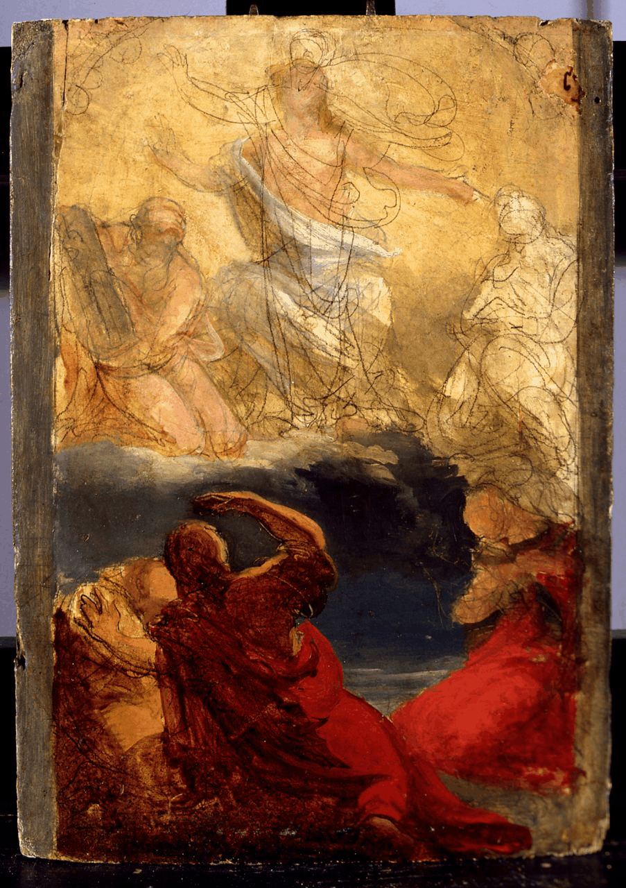 Trasfigurazione (dipinto) di Gazzarini Tommaso (secondo quarto sec. XIX)