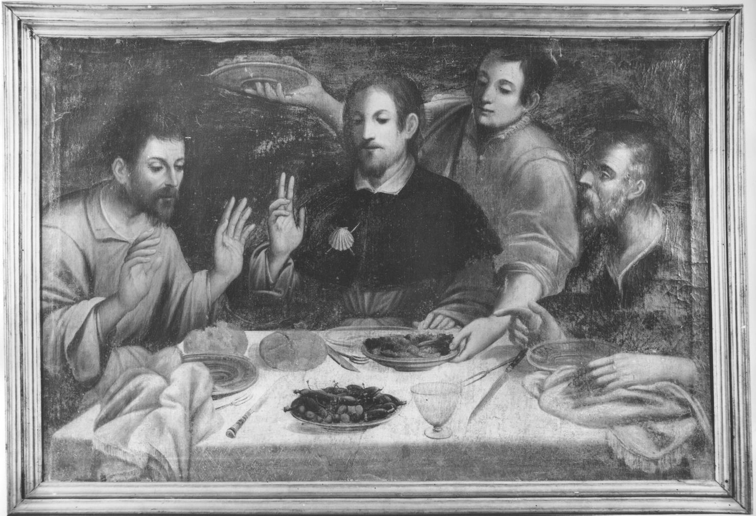 cena in Emmaus (dipinto) di Canini Francesco (attribuito) (prima metà sec. XVII)