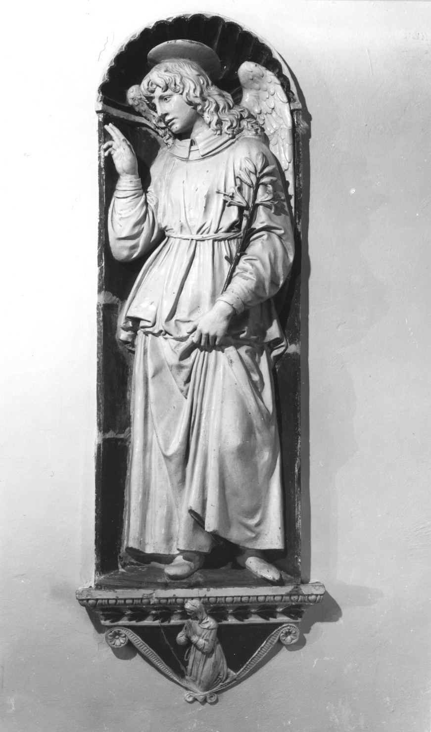 angelo annunciante (statua) di Della Robbia Andrea (sec. XVI)