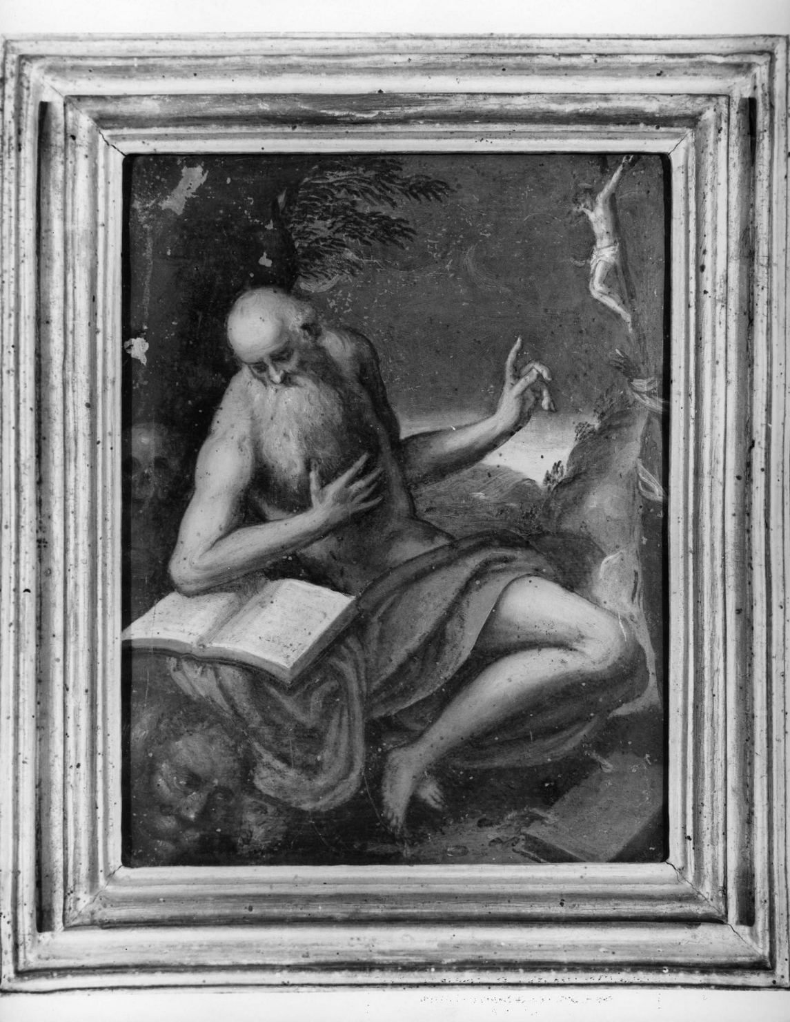San Girolamo nel deserto (dipinto) di Negretti Jacopo detto Palma il Giovane (sec. XVII)