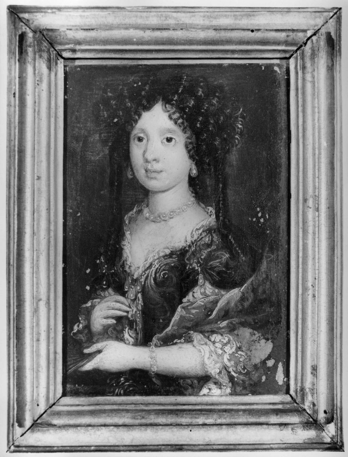 ritratto di donna (dipinto) di Franchi Antonio detto Lucchese (attribuito) (fine sec. XVII)