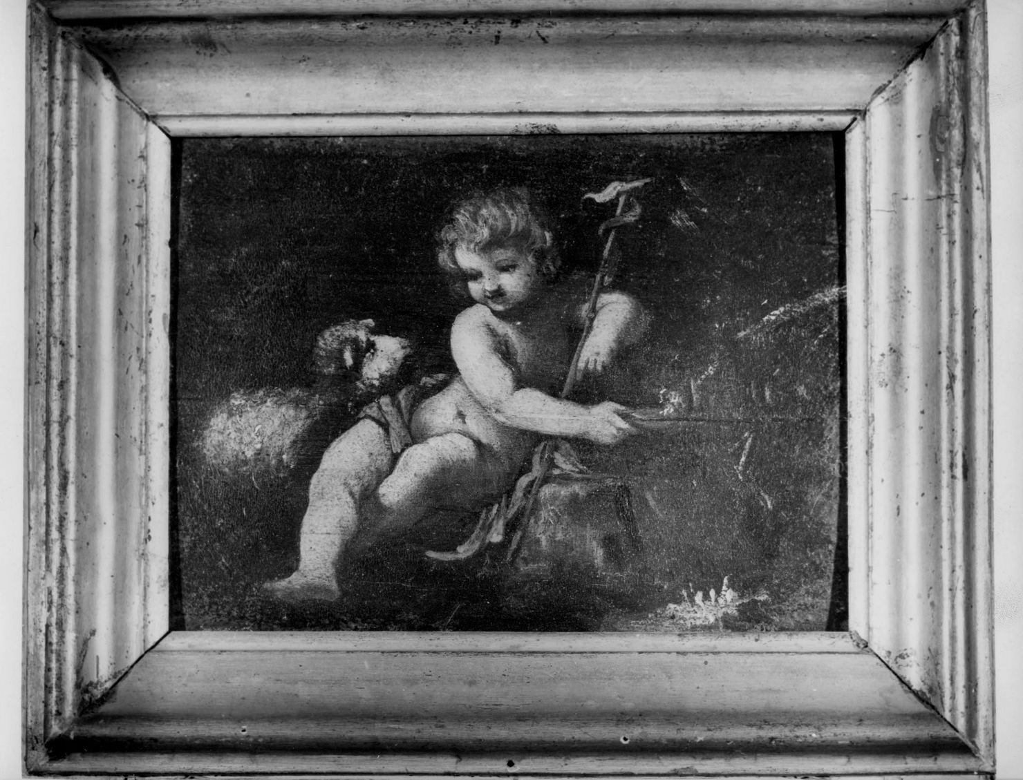 San Giovanni Battista bambino con l'agnello (dipinto) - ambito italiano (sec. XVII)