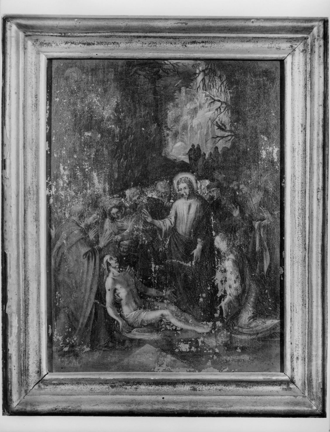 resurrezione di Lazzaro (dipinto) di Francken Frans II (attribuito) (sec. XVII)