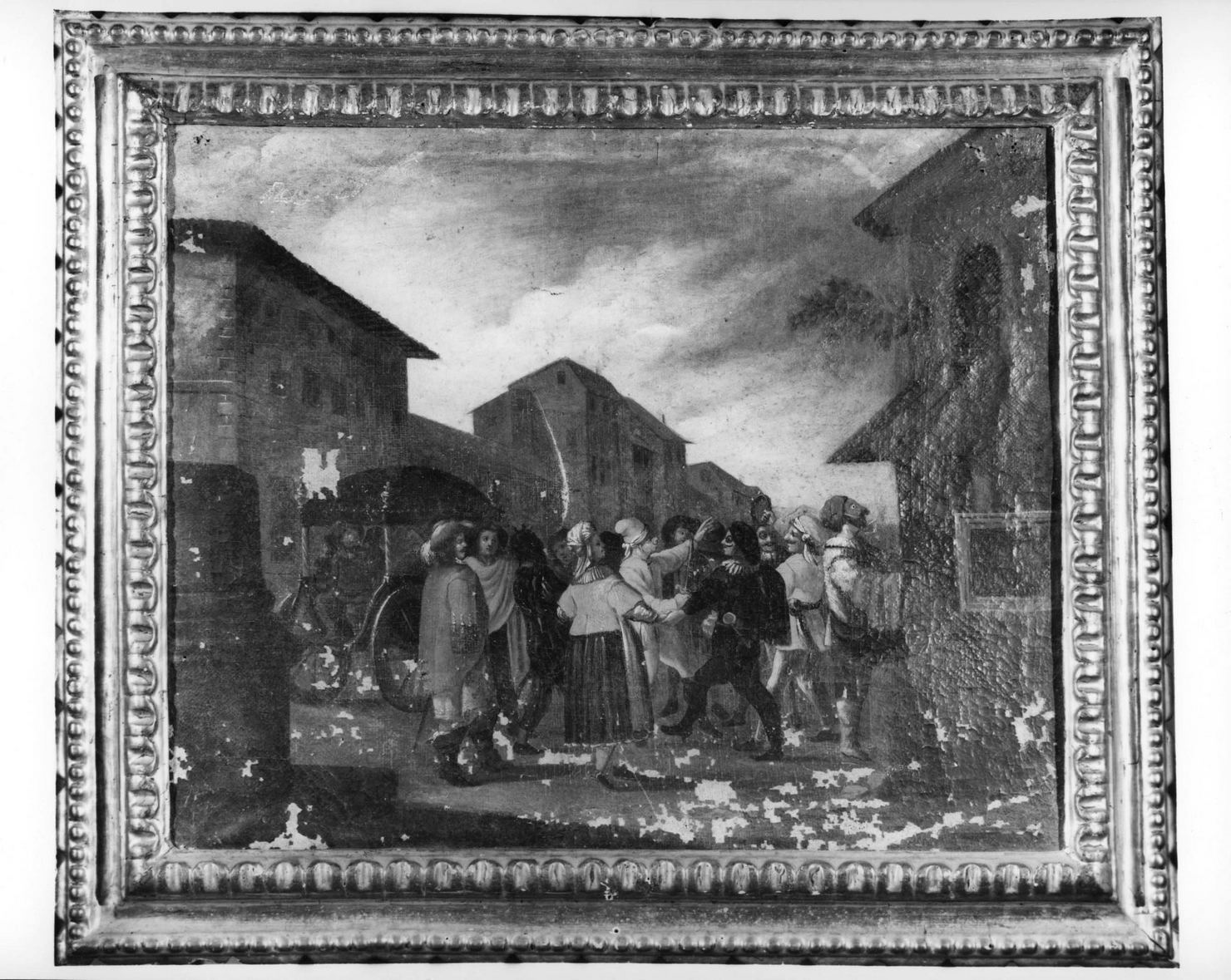 carnevalata (dipinto, elemento d'insieme) - ambito italiano (seconda metà sec. XVII)