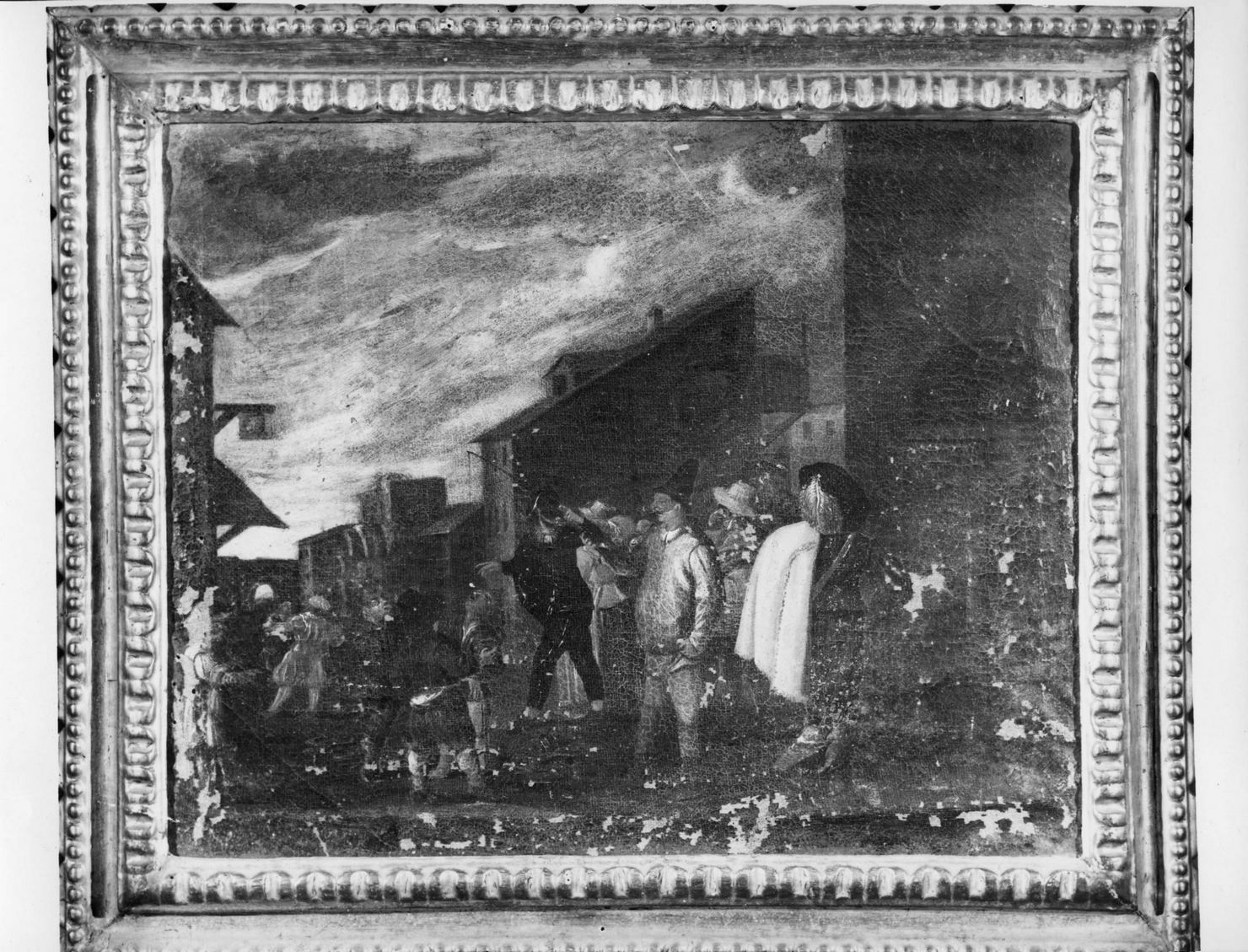 carnevalata (dipinto, elemento d'insieme) - ambito italiano (seconda metà sec. XVII)