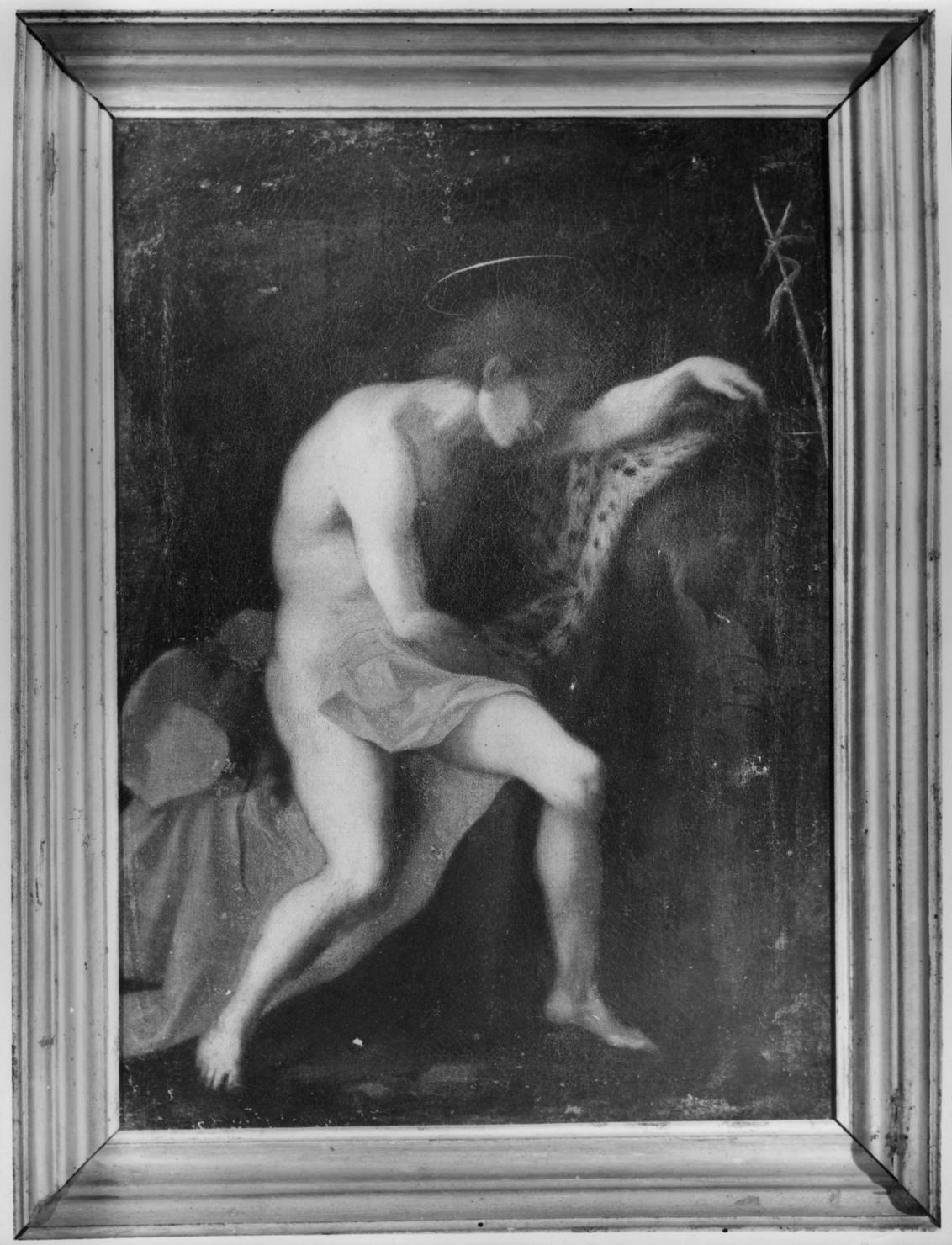 San Giovanni Battista nel deserto (dipinto) - ambito toscano (sec. XVII)