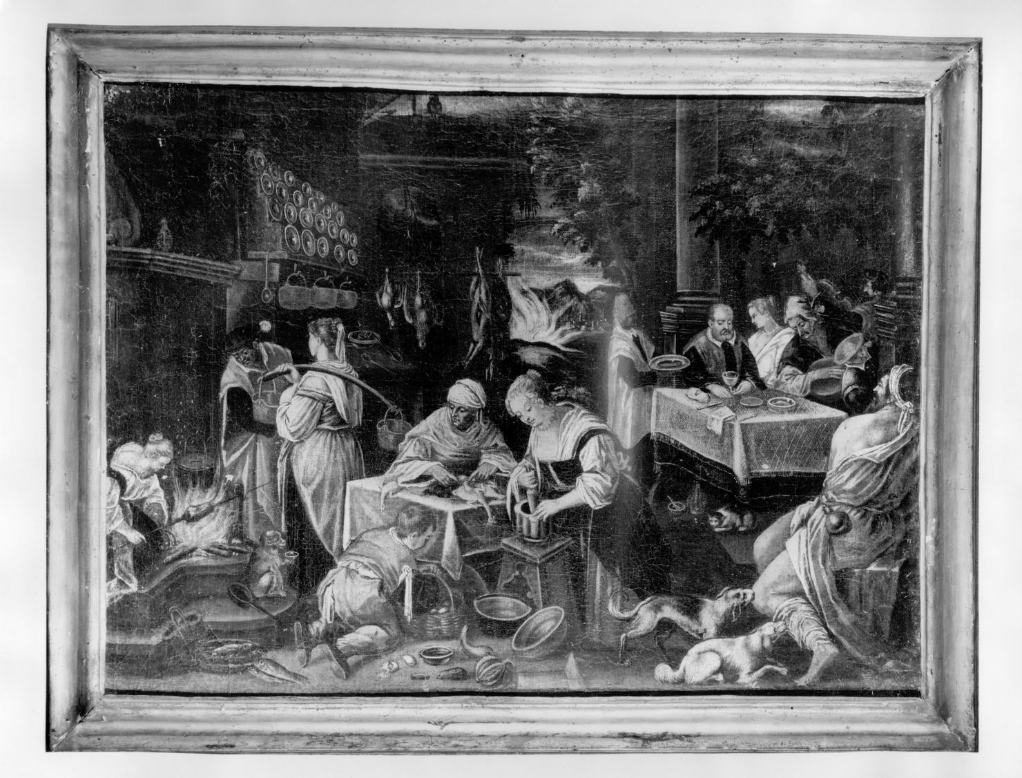 parabola del ricco Epulone (dipinto) di Dal Ponte Francesco detto Francesco Bassano il Giovane (bottega) (seconda metà sec. XVI)