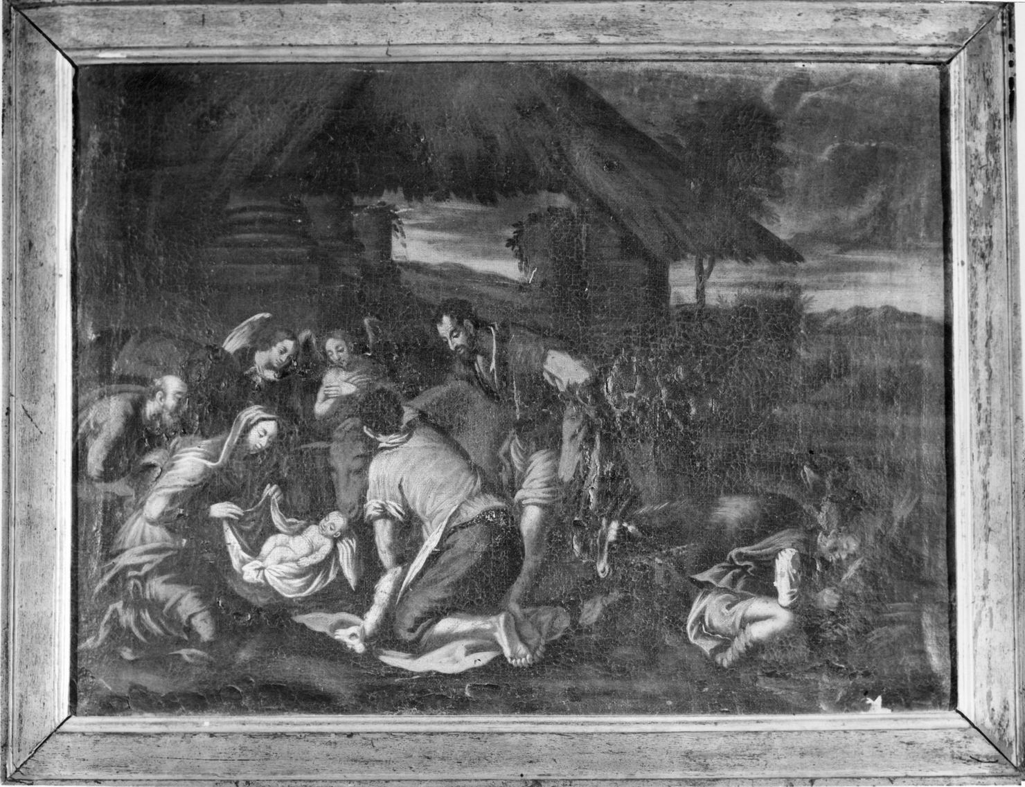 adorazione dei pastori (dipinto) - ambito italiano (prima metà sec. XVII)