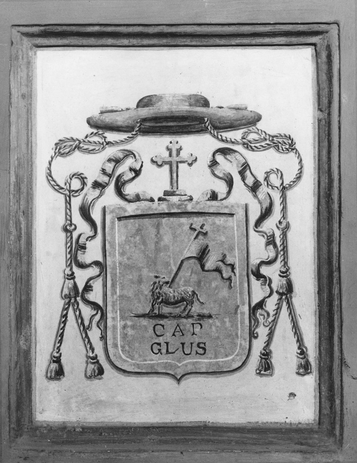 stemma (formella, elemento d'insieme) - bottega senese (primo quarto sec. XIX)