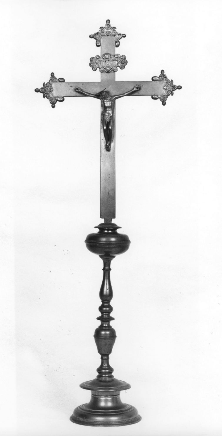 Cristo crocifisso (croce d'altare) - bottega senese (prima metà sec. XVII)