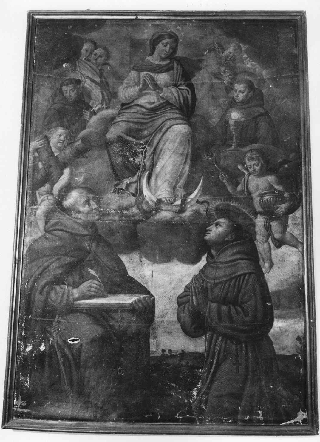 Immacolata Concezione e santi (dipinto) - ambito toscano (seconda metà sec. XVII)