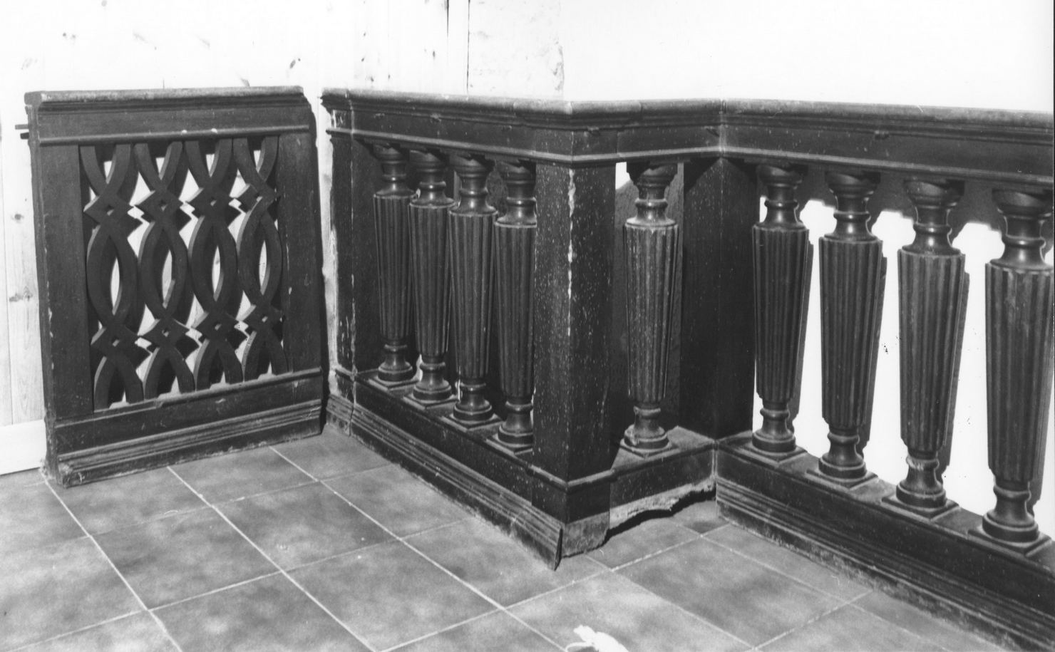 balaustrata - bottega senese (ultimo quarto sec. XVIII)