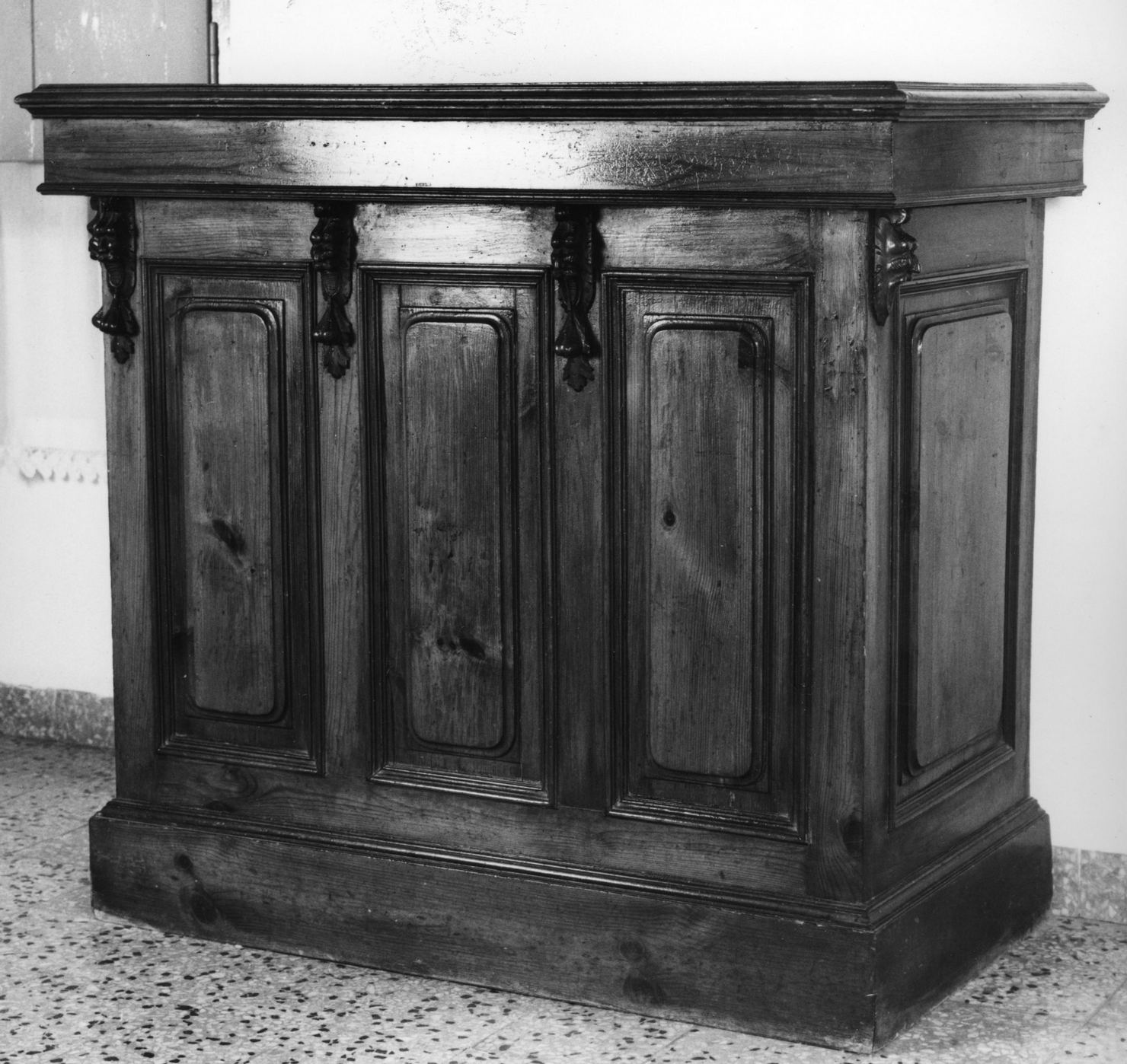 credenza - bottega senese (seconda metà sec. XIX)