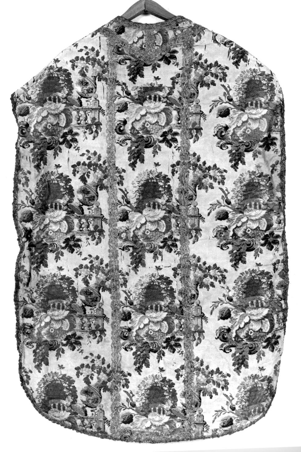 motivi decorativi floreali (pianeta, elemento d'insieme) - manifattura francese (sec. XVIII)