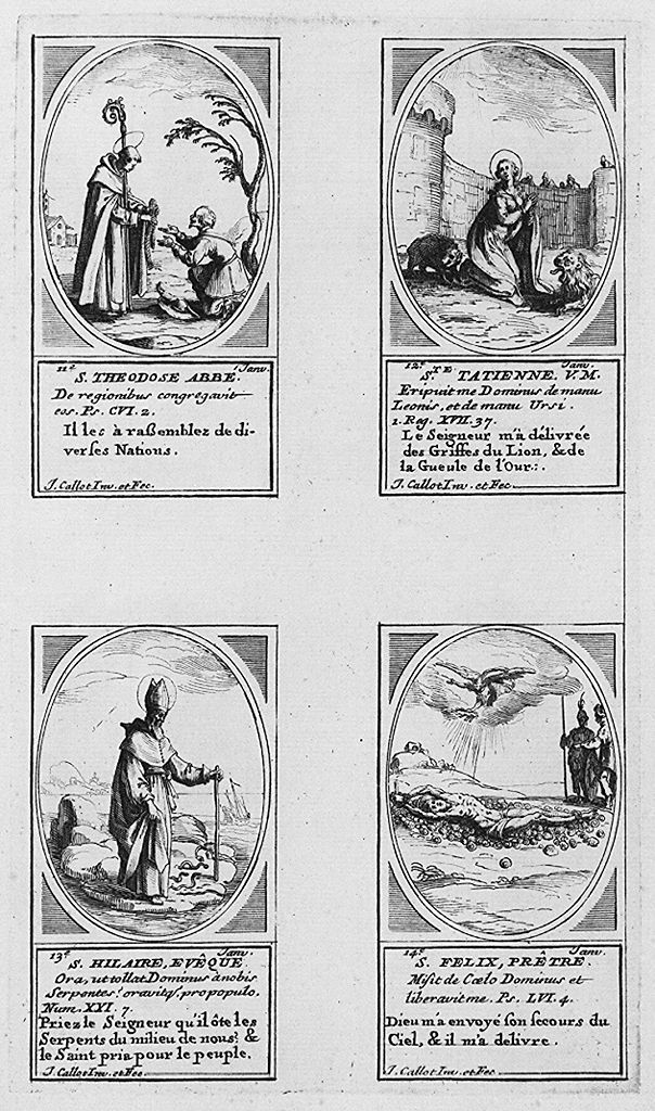 martirio di San Felice da Nola (stampa, elemento d'insieme) di Callot Jacques (metà sec. XVII, sec. XVIII)