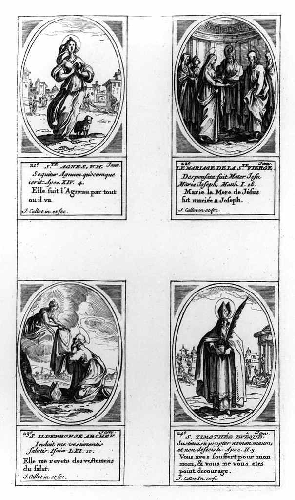 scene sacre (stampa, elemento d'insieme) di Callot Jacques (metà sec. XVII, sec. XVIII)