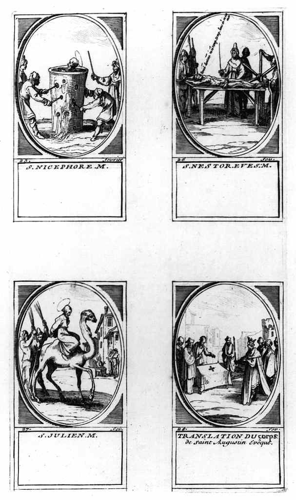 scene sacre (stampa, elemento d'insieme) di Callot Jacques (e aiuti) (metà sec. XVII, sec. XVIII)