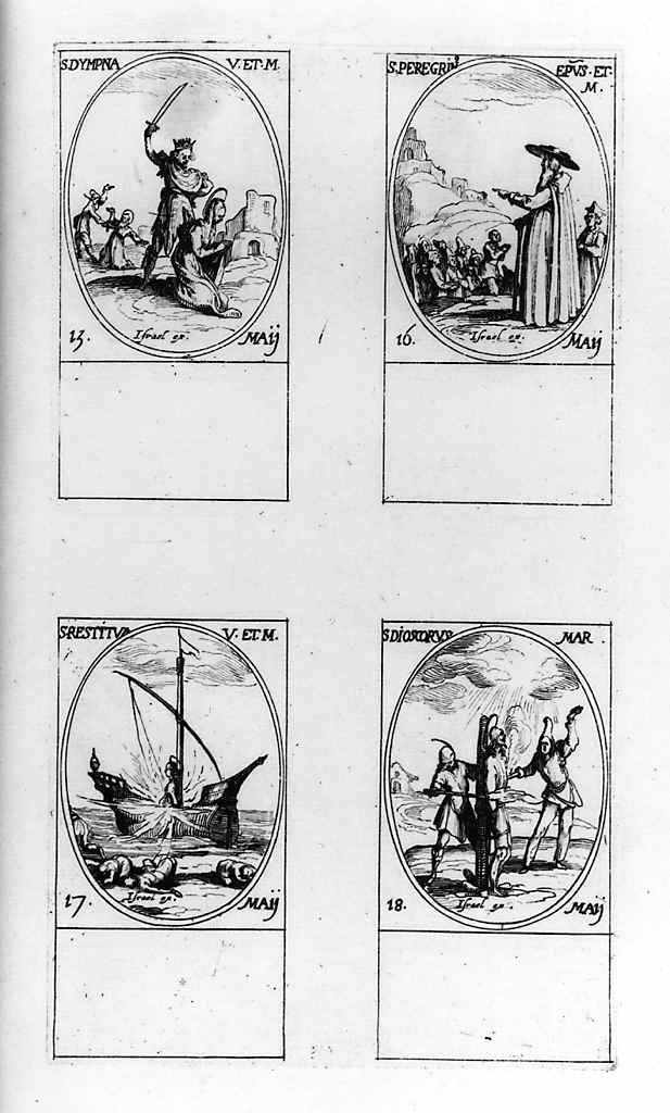 scene sacre (stampa, elemento d'insieme) di Henriet Israel, Callot Jacques (e aiuti) (metà sec. XVII, sec. XVIII)
