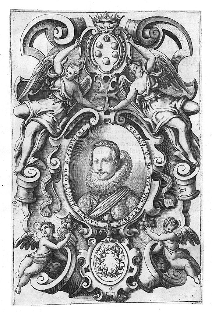 ritratto di Cosimo II de' Medici granduca di Toscana (stampa) di Callot Jacques (prima metà sec. XVII)