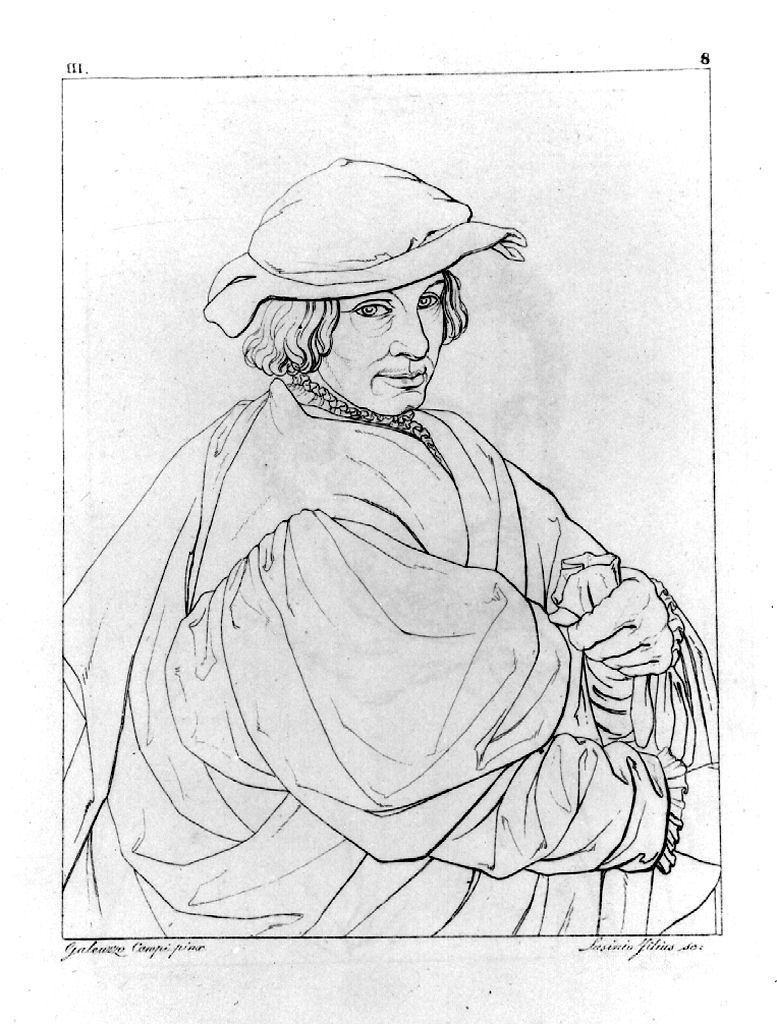 ritratto di Galeazzo Campi (stampa, elemento d'insieme) di Lasinio Giovanni Paolo, Gozzini Vincenzo, Campi Giulio (sec. XIX)