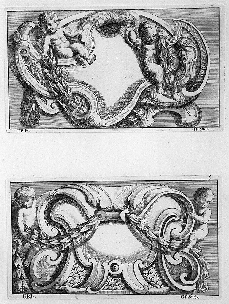 cartigli (stampa, elemento d'insieme) di Fantitto Cesare, Bedeschini Francesco (sec. XVII, sec. XVIII)