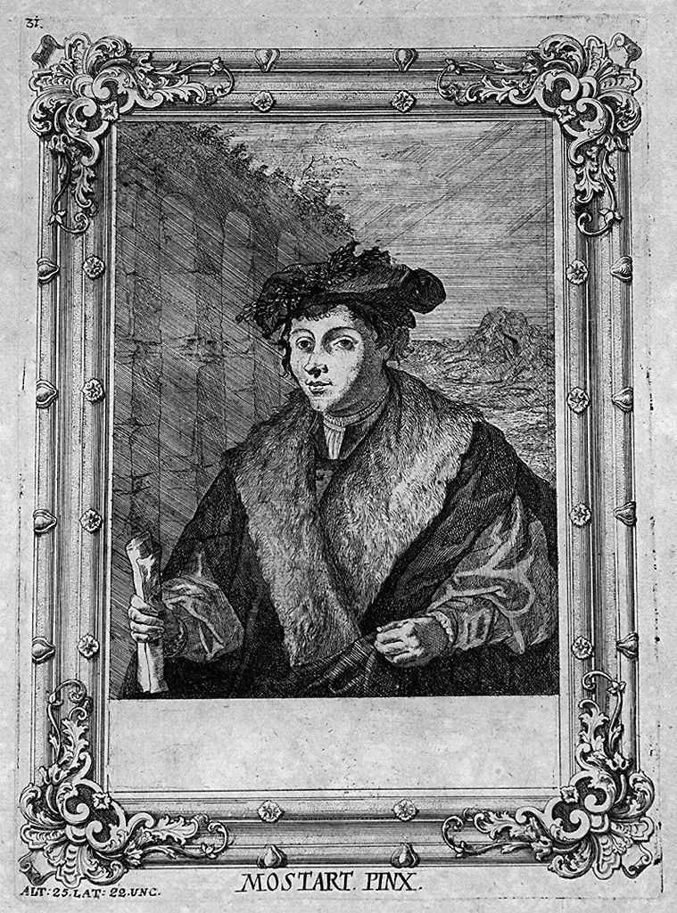 ritratto di Sybrand Pompeyusz Occo (stampa, elemento d'insieme) di Prenner Anton Joseph von (sec. XVIII)
