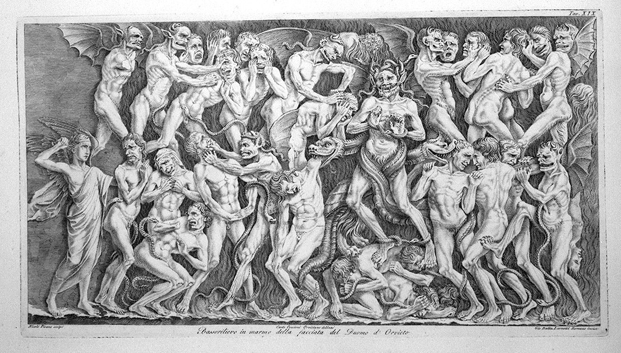 inferno (stampa, elemento d'insieme) di Leonetti Giovanni Battista, Cencioni Carlo (sec. XVIII)