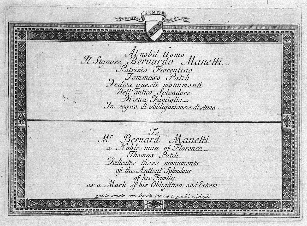 cornice con motivi decorativi geometrici (stampa, elemento d'insieme) di Patch Thomas (sec. XVIII)