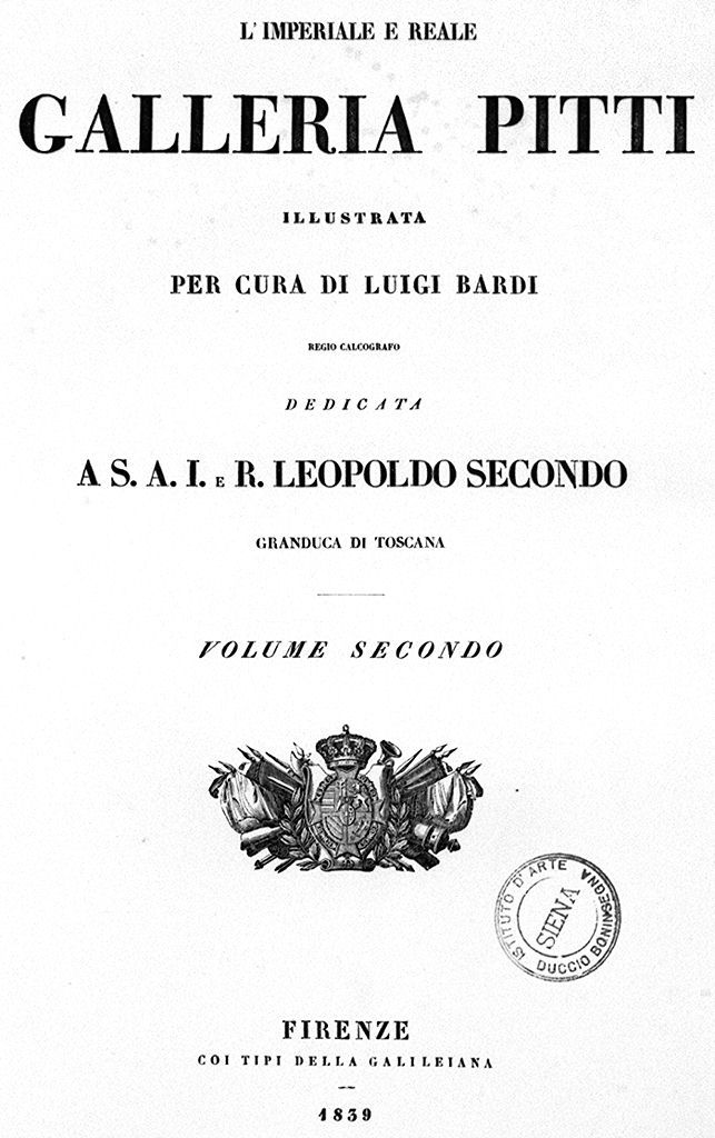 stemma gentilizio di Leopoldo II granduca di Toscana (stampa, elemento d'insieme) - ambito italiano (sec. XIX)