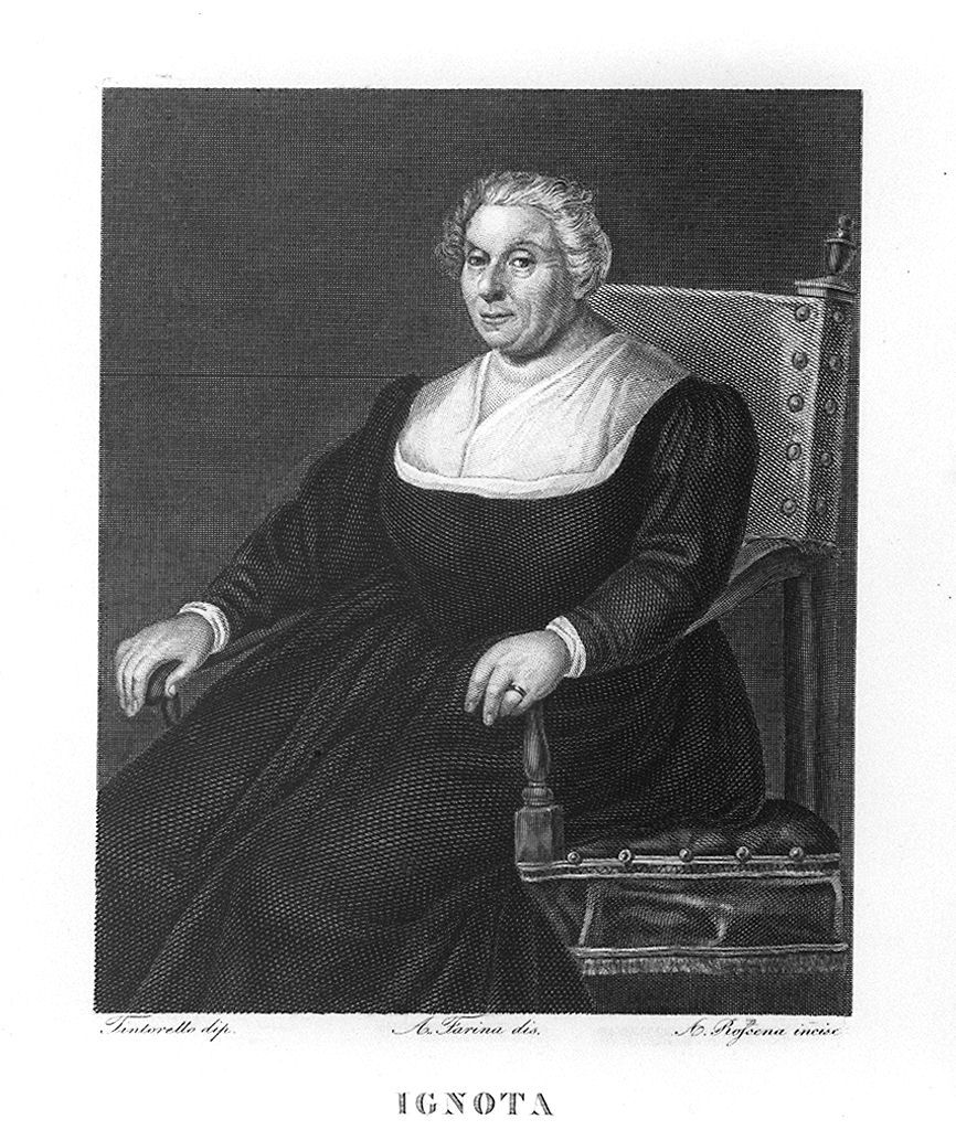 ritratto di donna (stampa, elemento d'insieme) di Rossena Angelo, Farina Achille (sec. XIX)