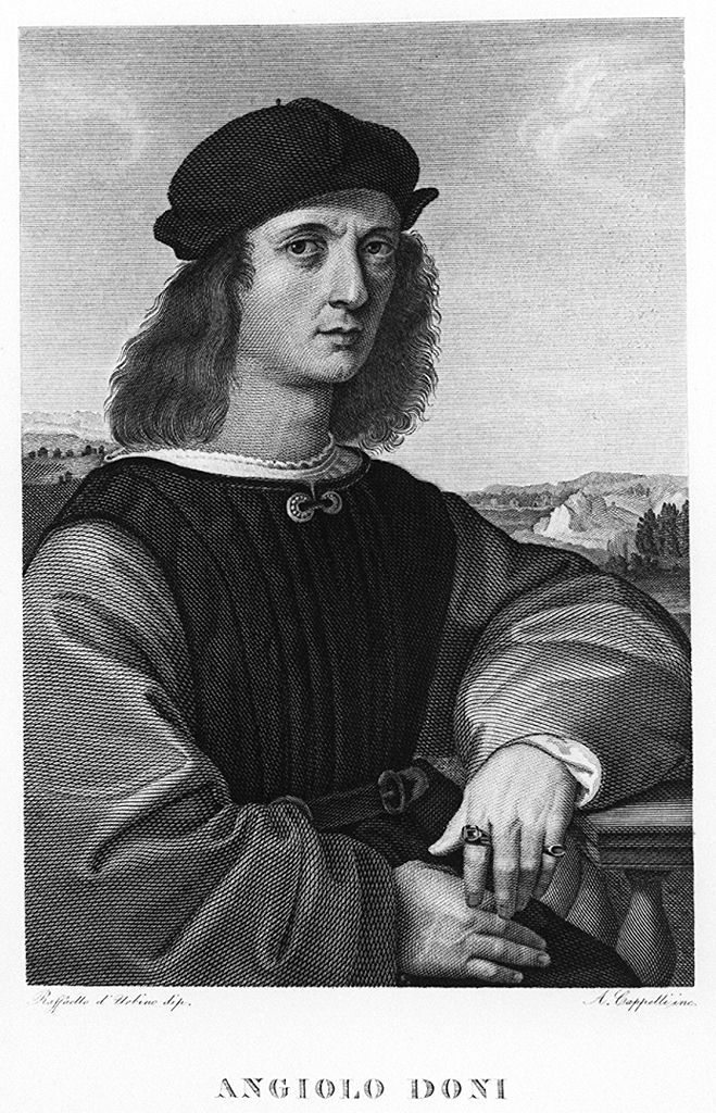 ritratto di Agnolo Doni (stampa, elemento d'insieme) di Cappelli Agostino (sec. XIX)