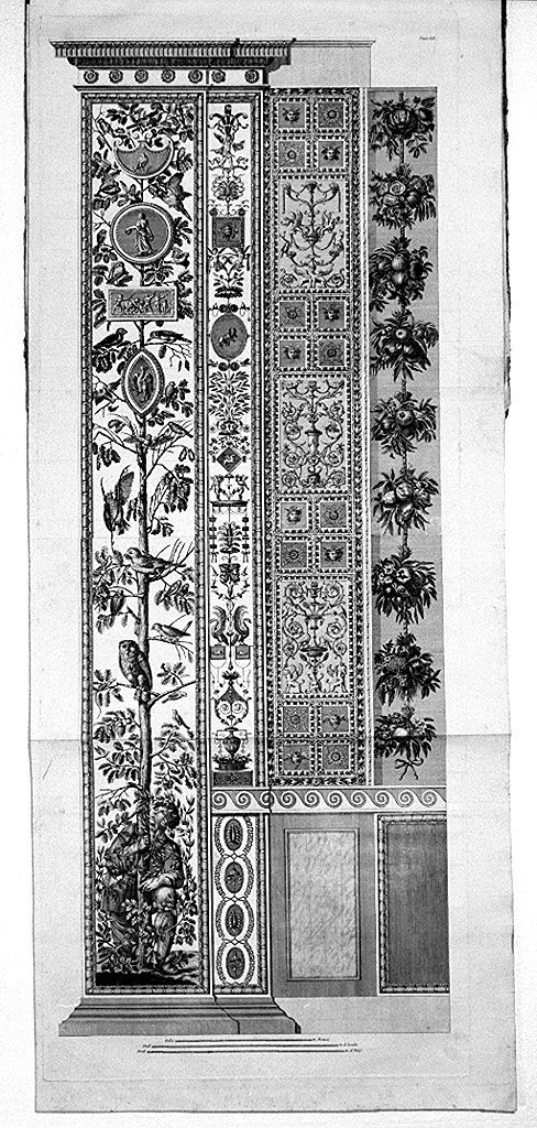 grottesche (stampa, elemento d'insieme) di Ottaviani Giovanni, Savorelli Gaetano, Camporesi Pietro (sec. XVIII)