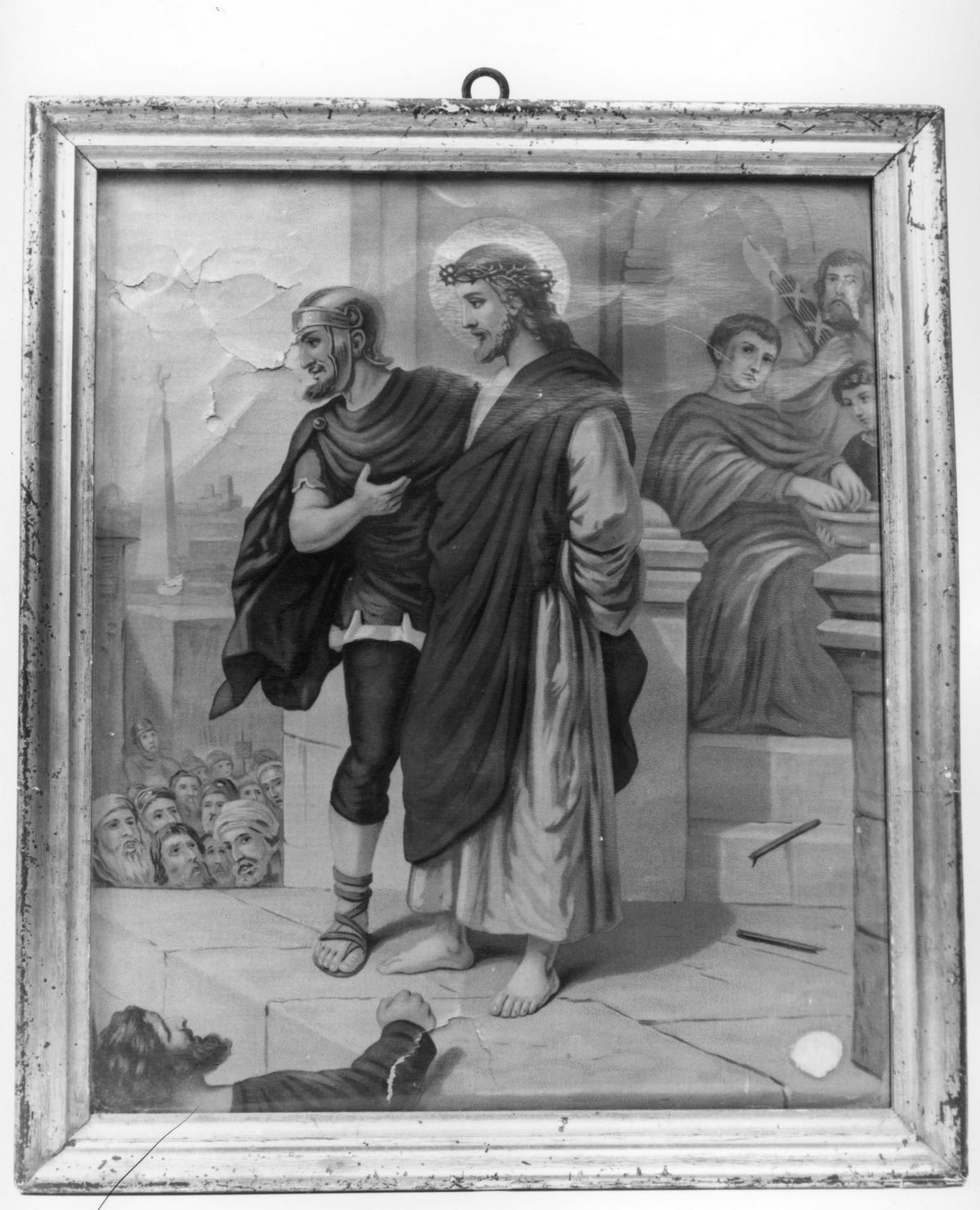 Via Crucis, stazioni della via crucis (stampa, serie) - ambito senese (sec. XIX)