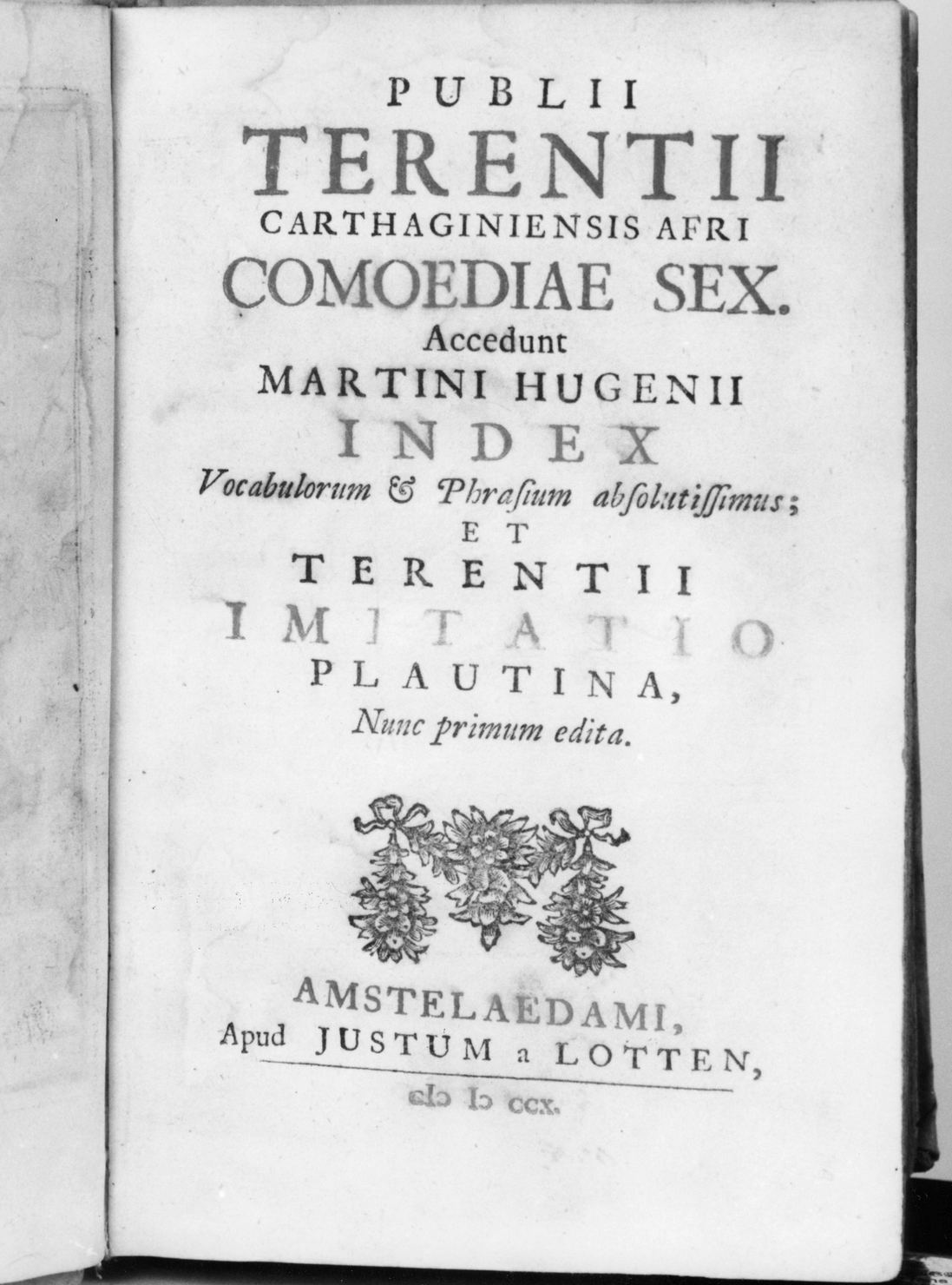 Publio Terenzio cartaginese (stampa, elemento d'insieme) - ambito fiammingo (sec. XVIII)