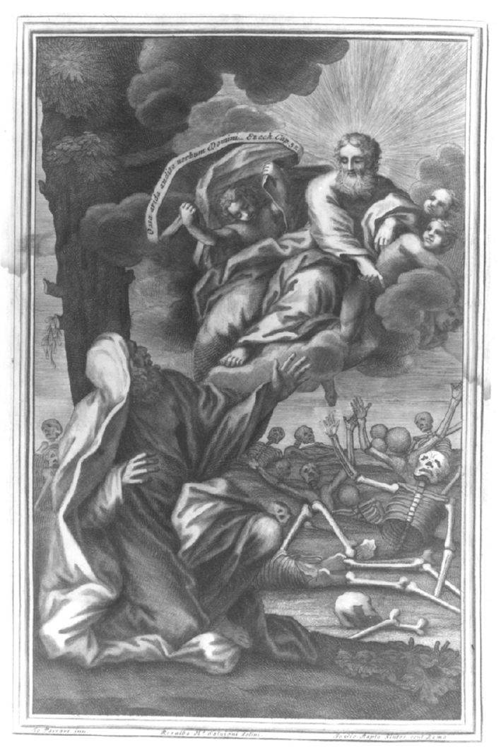 Ezechiele (stampa, serie) di Passeri Giuseppe, Salvioni Rosalba Maria, Sintes Giovanni Battista (sec. XVIII)