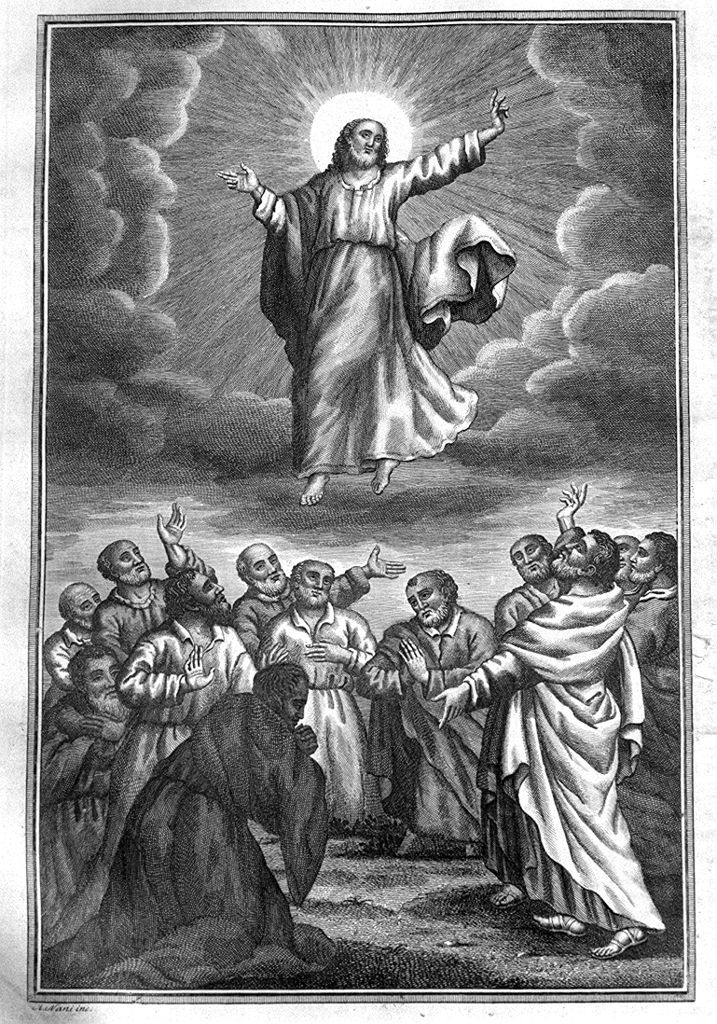 apparizione di Cristo risorto agli apostoli (stampa, elemento d'insieme) di Nani Antonio (sec. XIX)