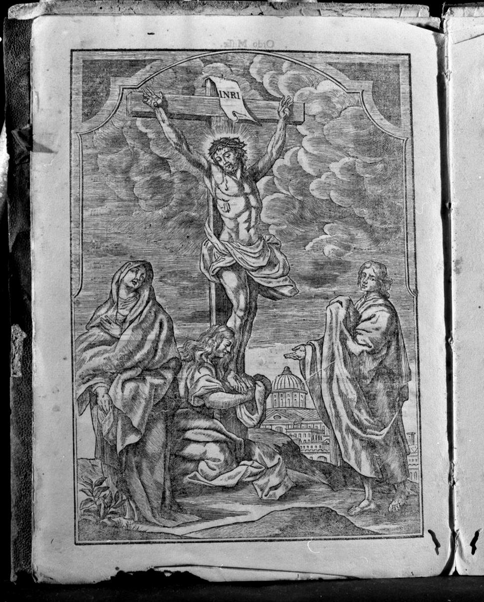 crocifissione di Cristo (stampa) - ambito veneto (sec. XVII)