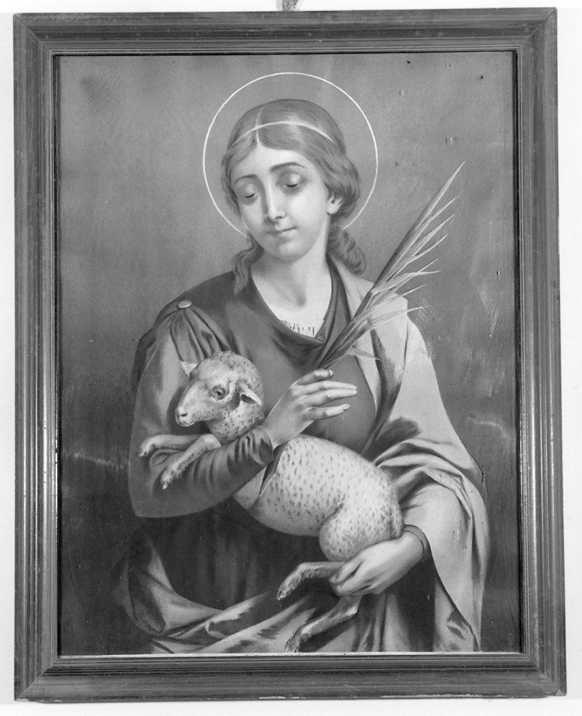 Sant'Agnese da Montepulciano (stampa) - ambito italiano (sec. XIX)