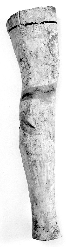 gamba (ex voto antropomorfo) - valdelsano (secc. XVII/ XVIII)