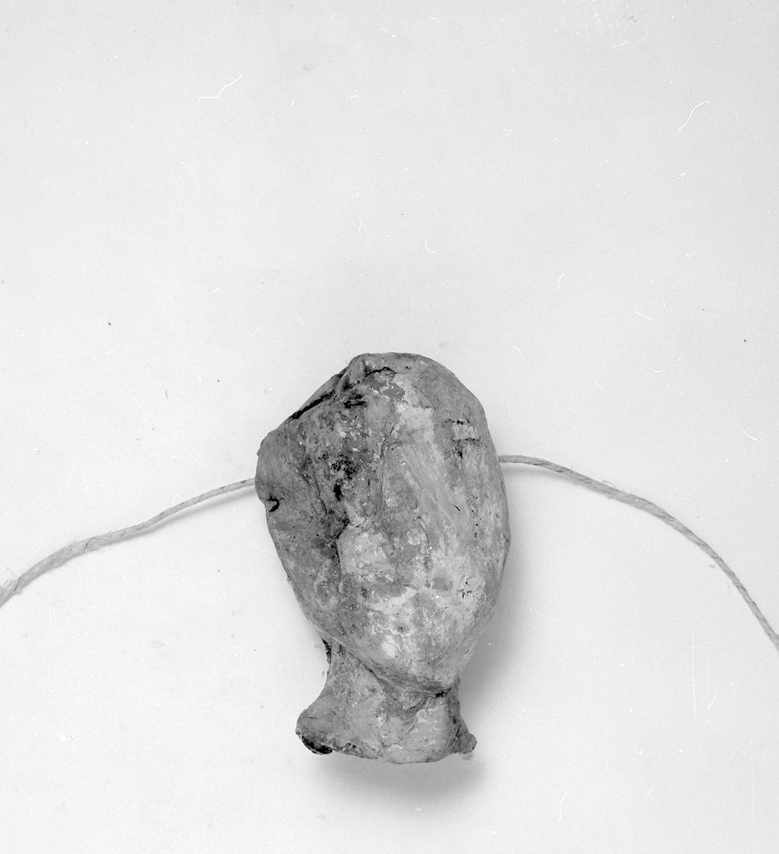 testa umana (ex voto antropomorfo) - valdelsano (secc. XVI/ XIX)