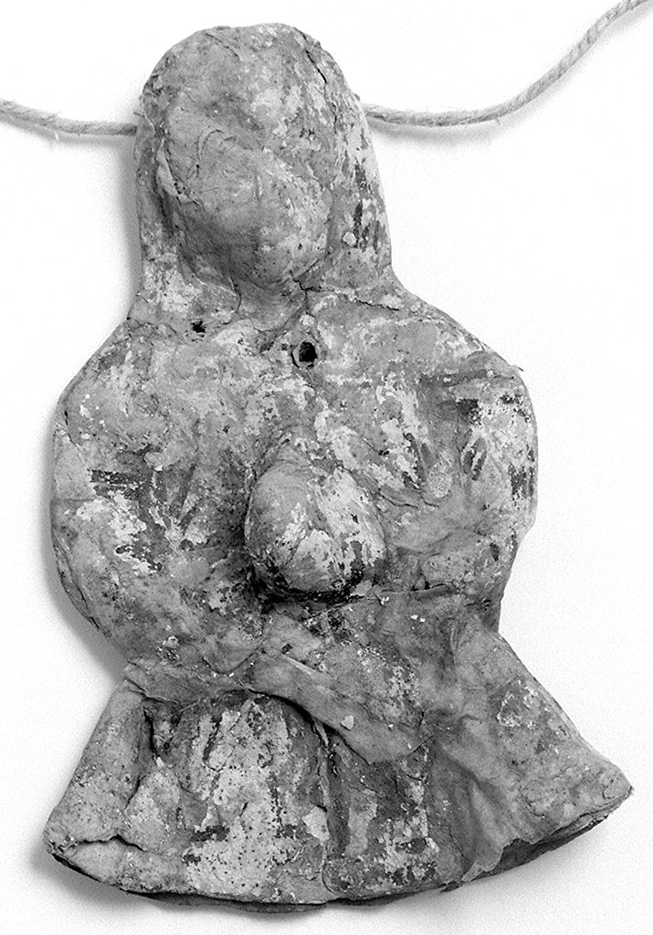 busto di figura orante (ex voto antropomorfo) - valdelsano (secc. XVII/ XVIII)