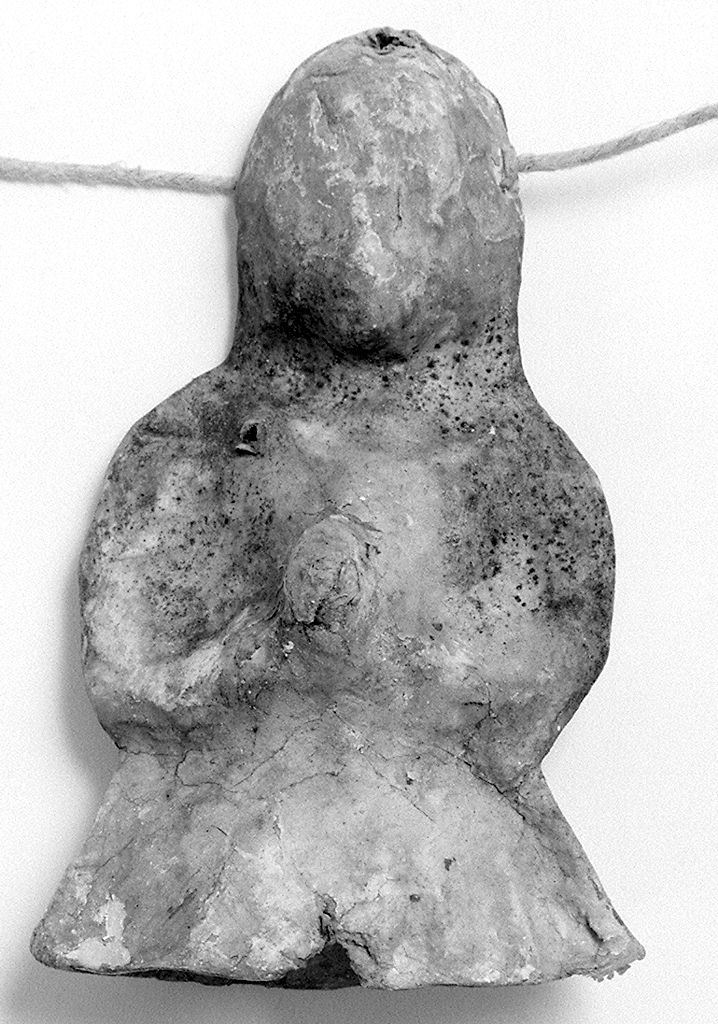 busto di figura orante (ex voto antropomorfo) - valdelsano (secc. XVII/ XVIII)