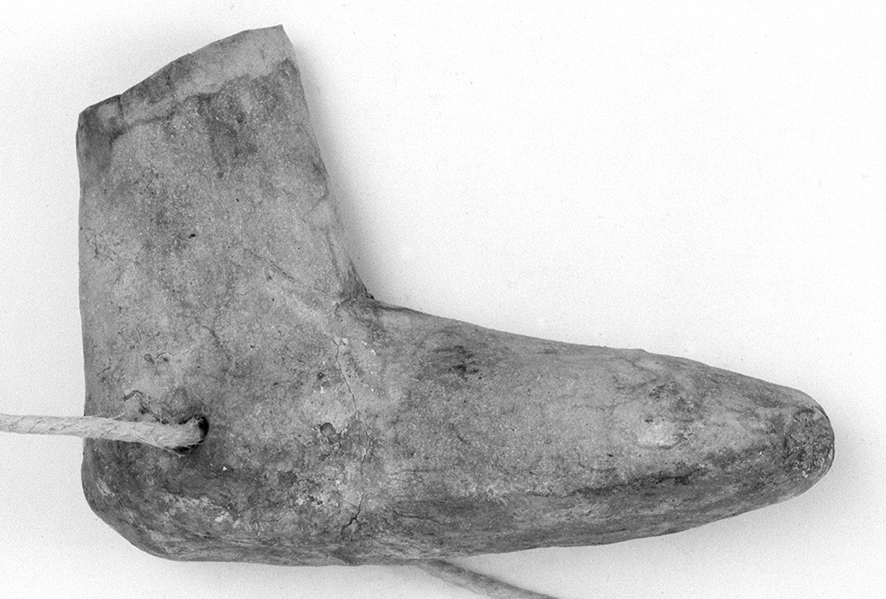 piede (ex voto antropomorfo) - valdelsano (secc. XVI/ XVIII)