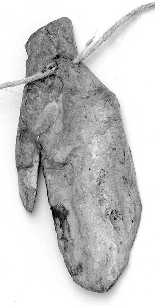 mano sinistra (ex voto antropomorfo) - valdelsano (secc. XVI/ XIX)