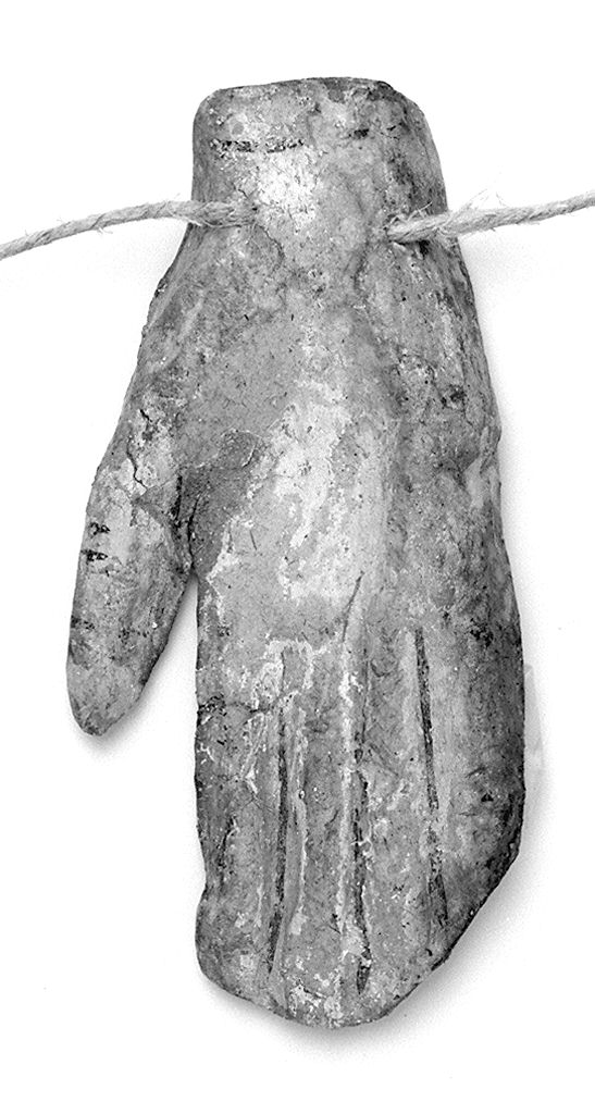 mano (ex voto antropomorfo) - valdelsano (secc. XVI/ XIX)